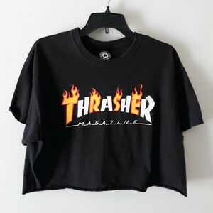 Thrasher Flame Logo Tee